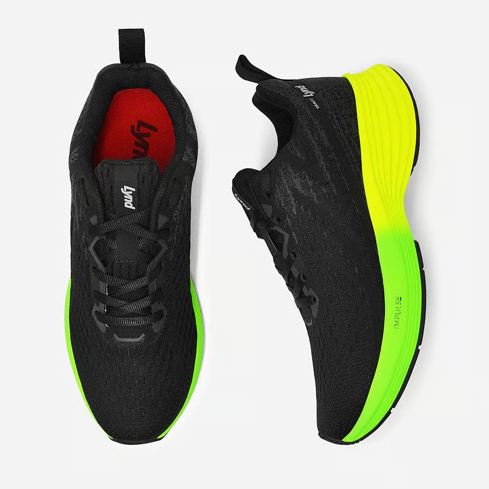 Tênis Lynd Gravit Flux Preto Verde Limão