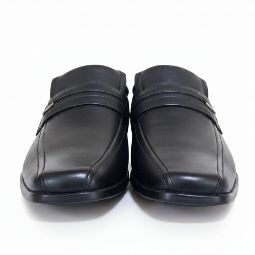 Sapato Social Masculino Preto de Couro