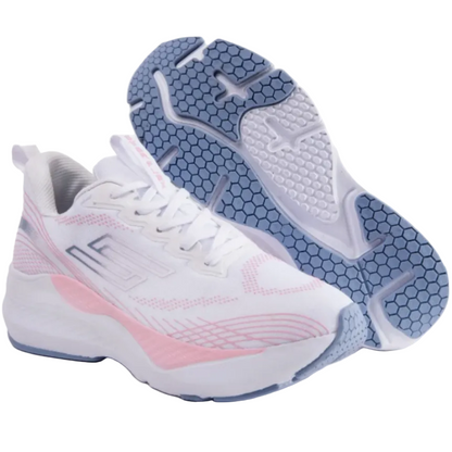 Tênis Feminino Star Flex Branco e Rosa