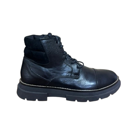 Bota Preta em Couro BX66