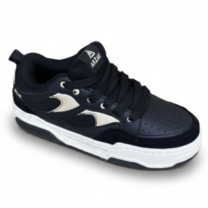 Tênis Masculino Arzak Preto e Off White