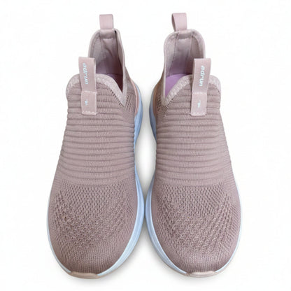 Tênis Feminino Adrum Slip On Knit Rosé