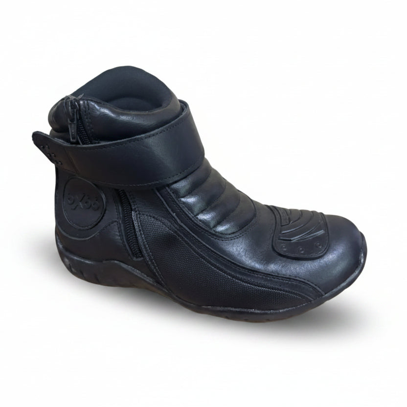 Bota para Motociclismo BX66 Preta com Protetor de Marcha