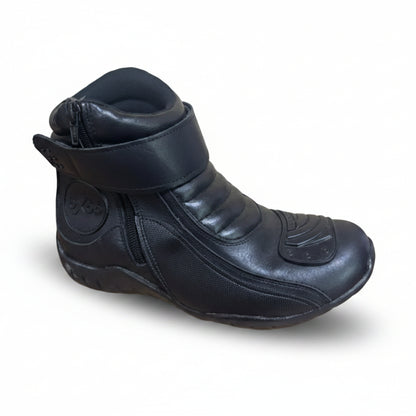 Bota para Motociclismo BX66 Preta com Protetor de Marcha