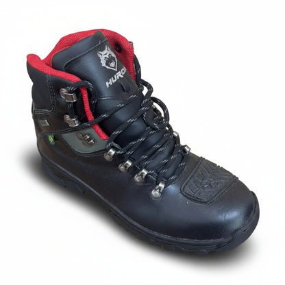 Bota Masculina para Motociclismo Huron Preta Cano Baixo