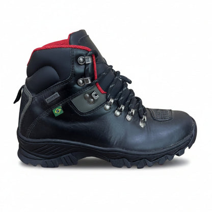 Bota Masculina para Motociclismo Huron Preta Cano Baixo