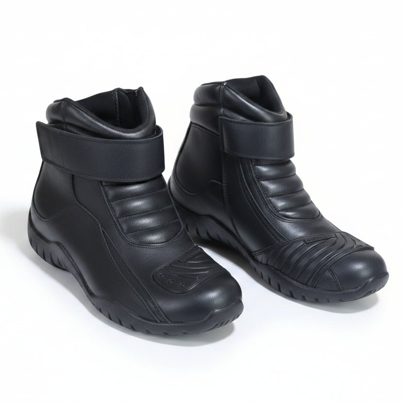 Bota para Motociclismo BX66 Preta com Protetor de Marcha
