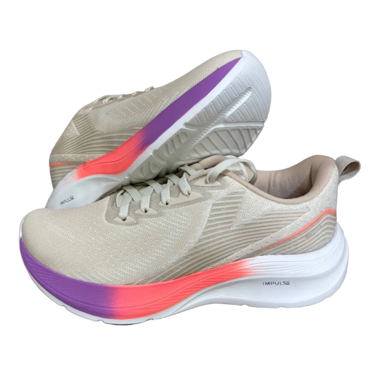 Tênis Feminino Esportivo Lynd Impulse Creme