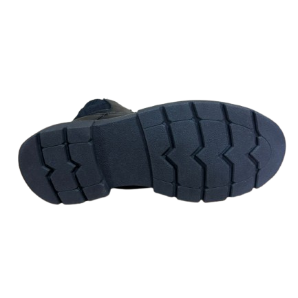 Bota Preta em Couro BX66