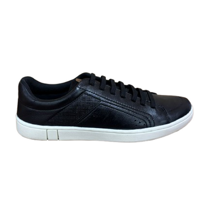 Sapatênis Preto em Couro BX66
