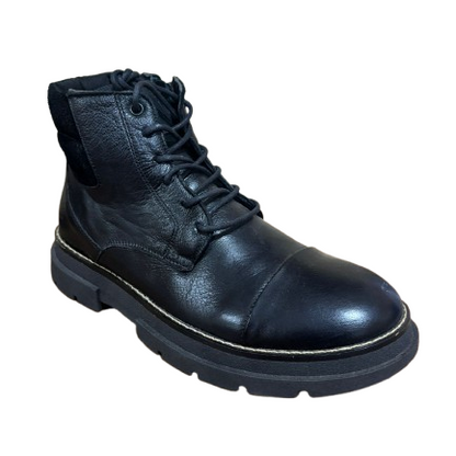Bota Preta em Couro BX66
