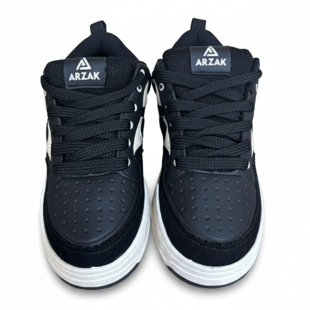 Tênis Masculino Arzak Preto e Off White