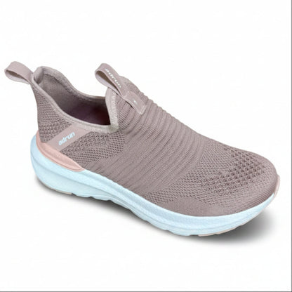 Tênis Feminino Adrum Slip On Knit Rosé