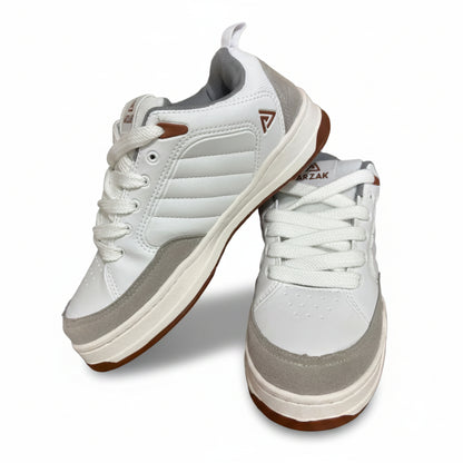 Tênis Masculino Arzak Branco com Cinza