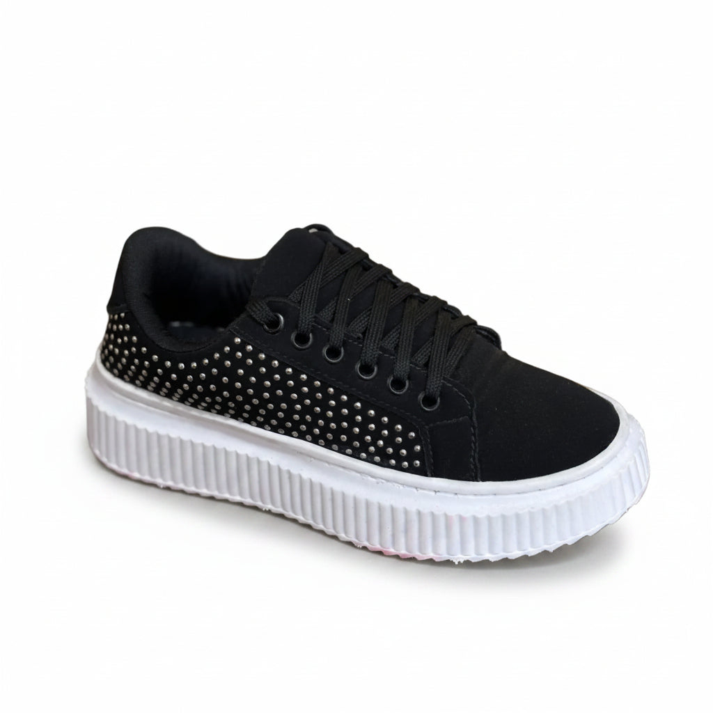 Tênis Casual Feminino Preto BX66