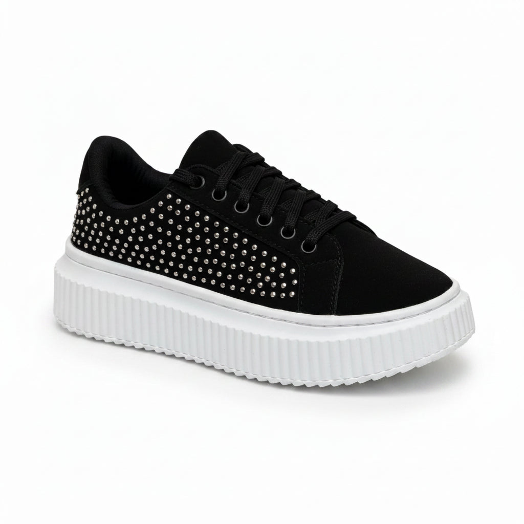 Tênis Casual Feminino Preto BX66