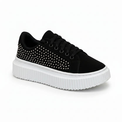 Tênis Casual Feminino Preto BX66