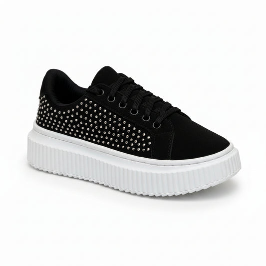 Tênis Casual Feminino Preto BX66