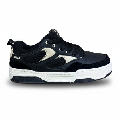 Tênis Masculino Arzak Preto e Off White