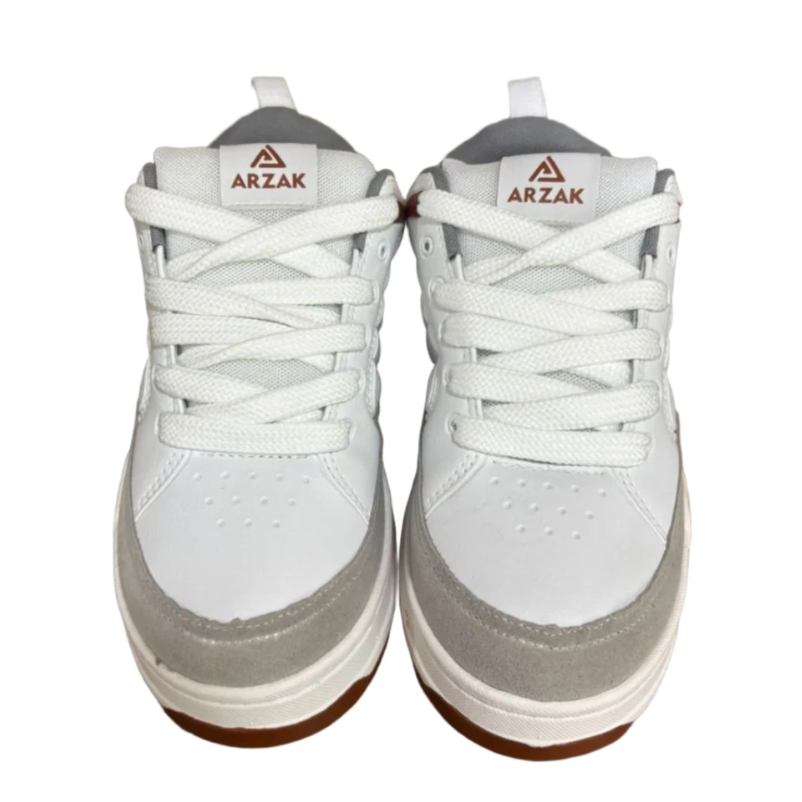 Tênis Masculino Arzak Branco com Cinza